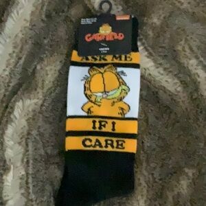 Nwt Garfield crew socks 1 Pair